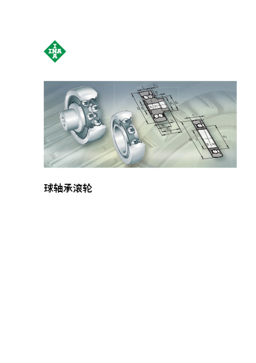 INA FAG轴承样本中文版-球轴承滚轮