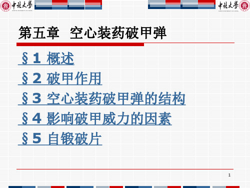 第5章 空心装药破甲弹