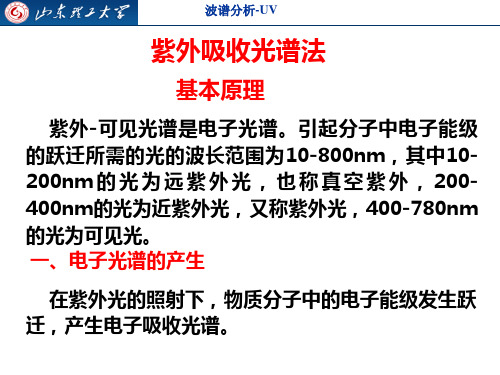 紫外光谱和荧光光谱