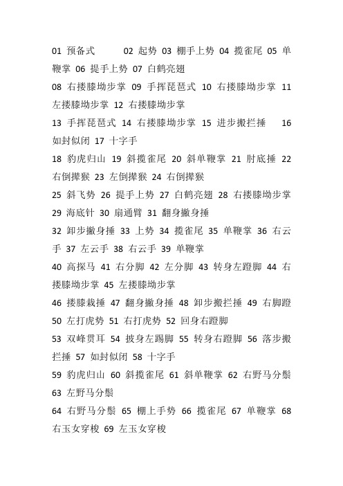 杨氏太极115式