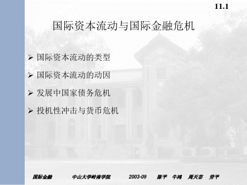 国际资本流动与国际金融危机(ppt 22)