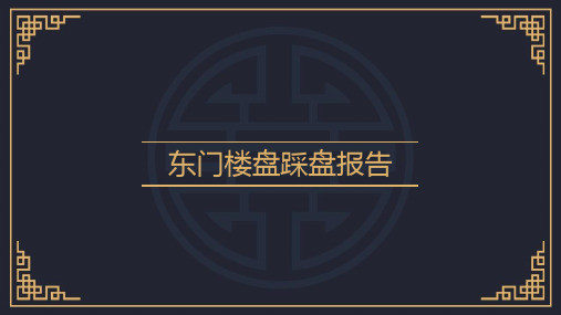 踩盘报告精品PPT课件