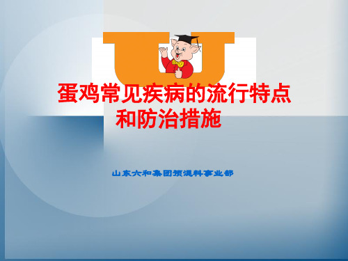 蛋鸡常见疾病的流行特点和防治措施