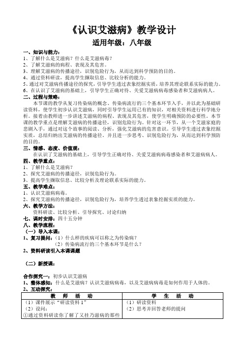 认识艾滋病