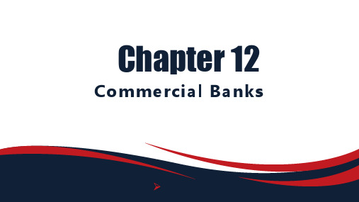 新编金融英语教程 Chapter12 Commercial Banks