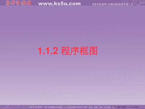 高一数学人教A版必修3课件：1.1.2 程序框图6.2