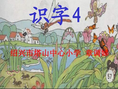 人教版一年级下《识字4》