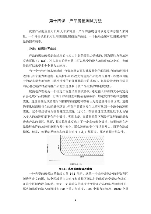 产品脆值试验方法