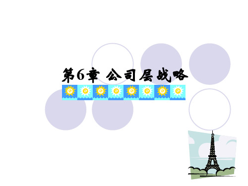 第6章公司层战略ppt课件
