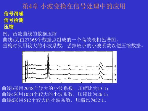 第4章小波变换在信号处理中的应用