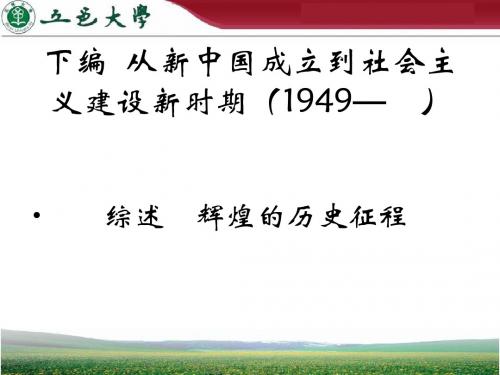 辉煌的历史进程