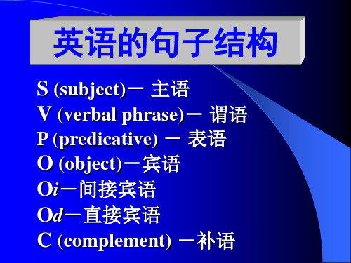 英语的句子结构英语长句的分析