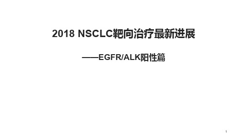 肺癌靶向治疗进展PPT幻灯片