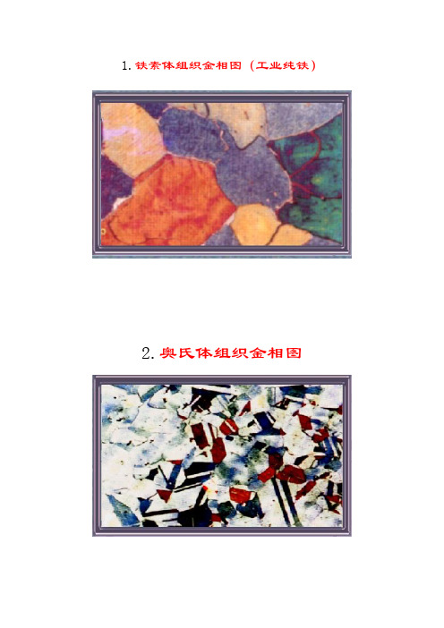 钢铁彩色金相图谱