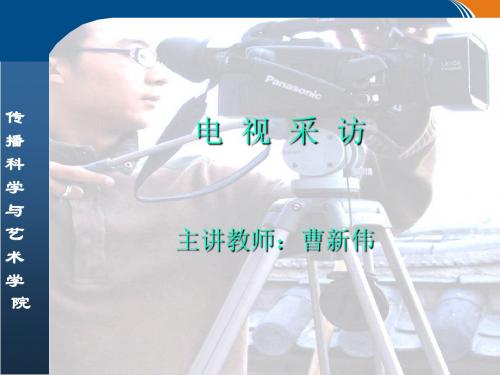 电视采访教案