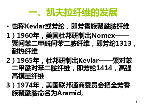 凯夫拉Kevlar纤维PPT课件