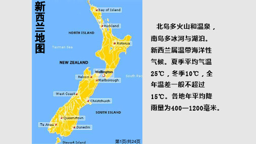 新西兰介绍PPT课件
