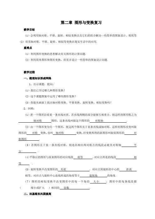 图形和变换复习学案教案