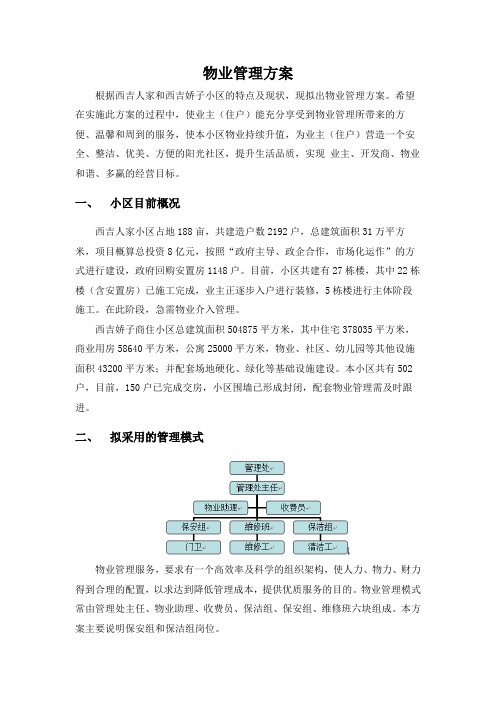 物业管理方案