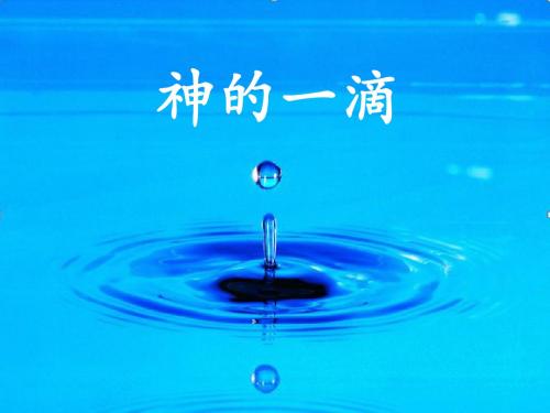 神的一滴ppt实用课件31