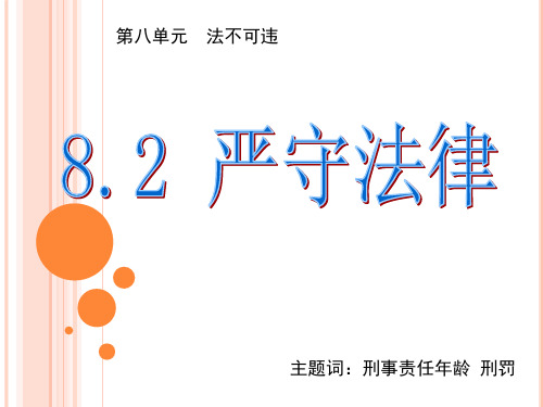 82严守法律(第一课时)