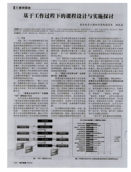 基于工作过程下的课程设计与实施探讨