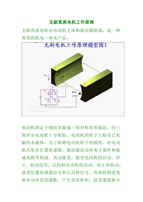 无刷直流电机工作原理分解