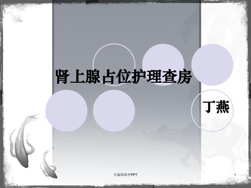 肾上腺占位护理查房PPT课件