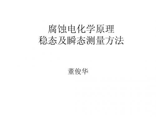 腐蚀电化学原理IV
