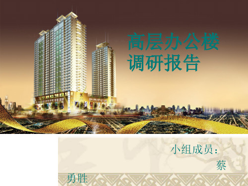 高层办公楼调研报告