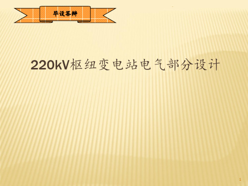 220kv-答辩解析PPT课件