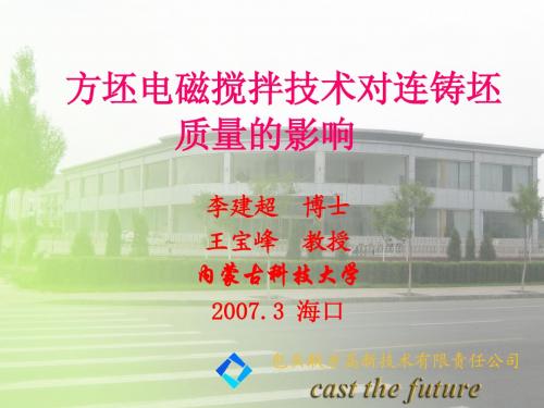 方坯电磁搅拌技术对连铸坯质量的影响--海口会议