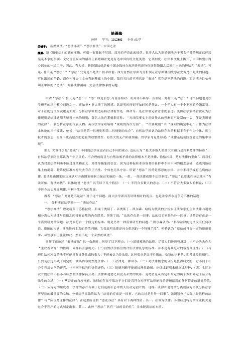 论恶法
