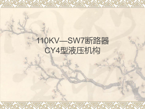 110KVCY4型液压机构