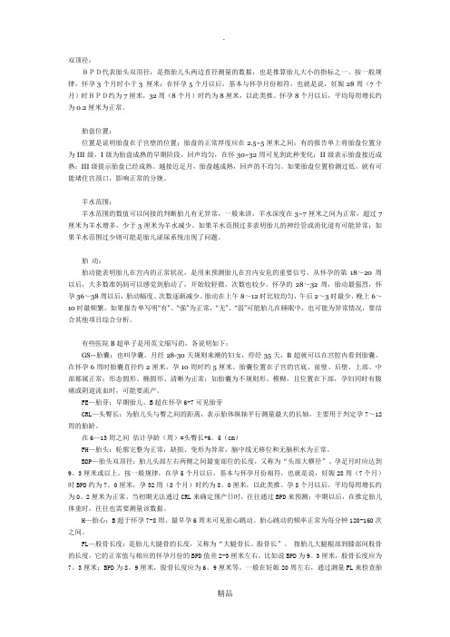 教你看彩超报告单(B超)