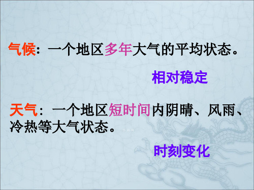 几种重要的天气系统——气团和锋PPT课件 人教课标版