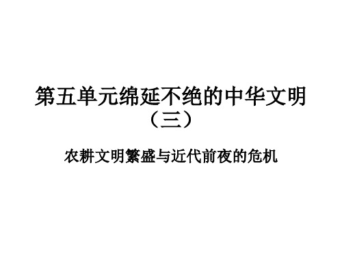 历史与社会八下答案