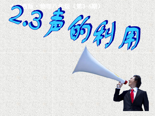 物理八上课件2.3声的利用