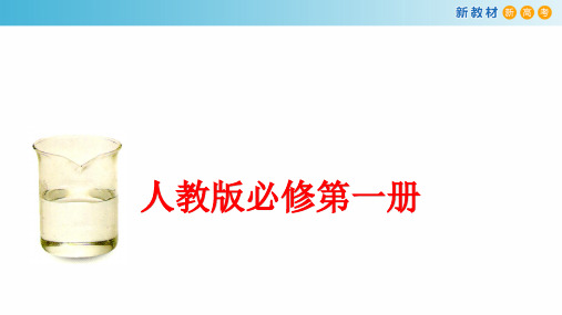 新教材新高考高一化学物质的分类第一课