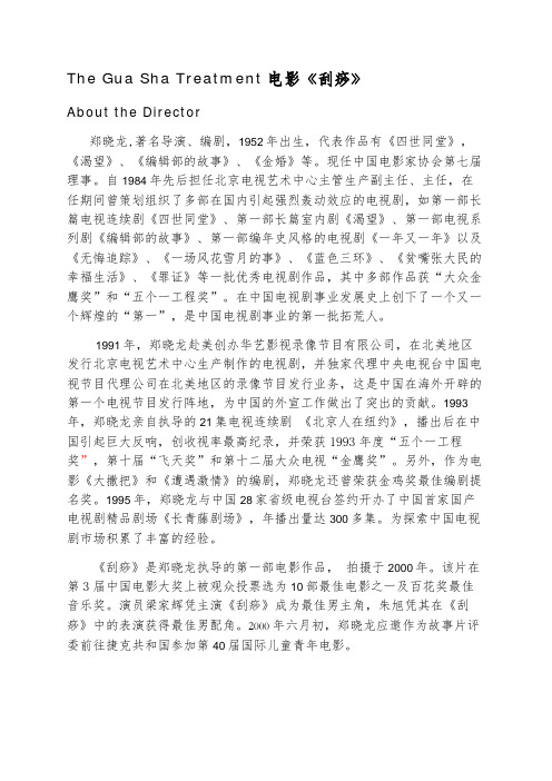 The Gua Sha Treatment 电影《刮痧》 - NSW HSC Online