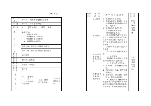 汽车材料教案——第四章第一节1