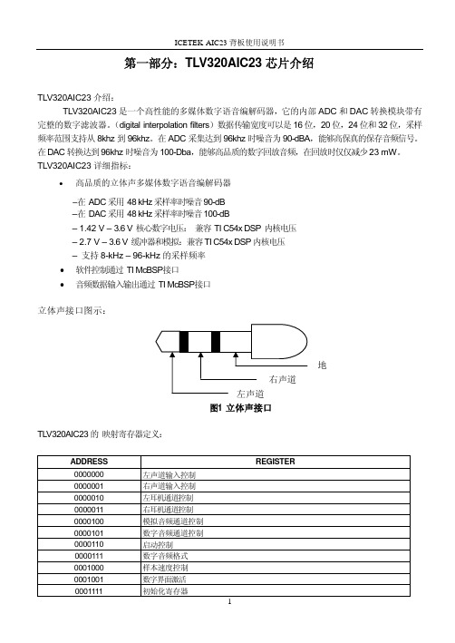 ICETEK-AIC23使用说明书