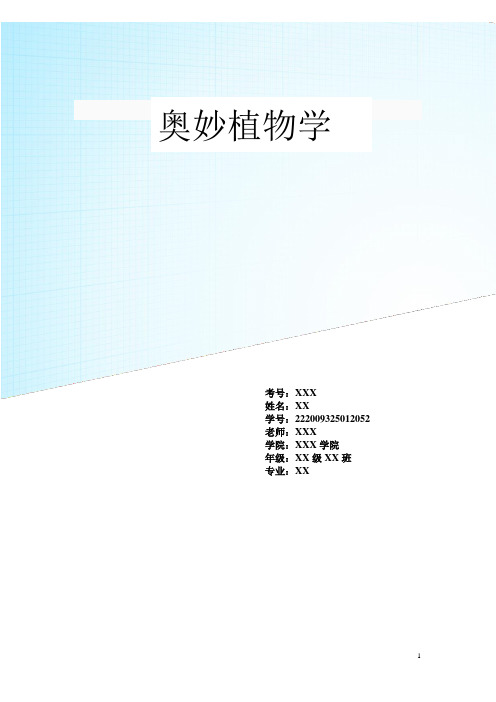 奥妙植物学魅力之二乔玉兰