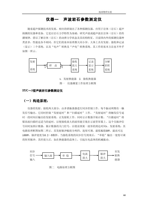 声波岩石参数测定仪