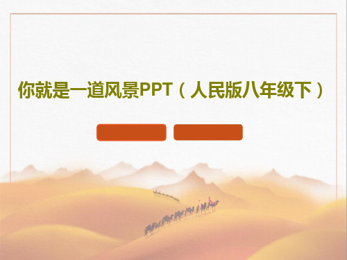 你就是一道风景PPT(人民版八年级下)共16页文档