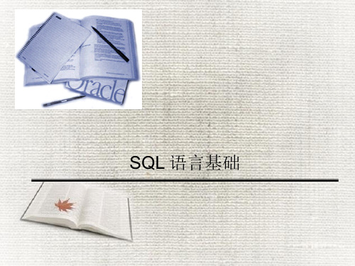 Oracle数据库培训PPT课件