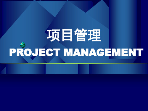 工程项目管理组织讲义