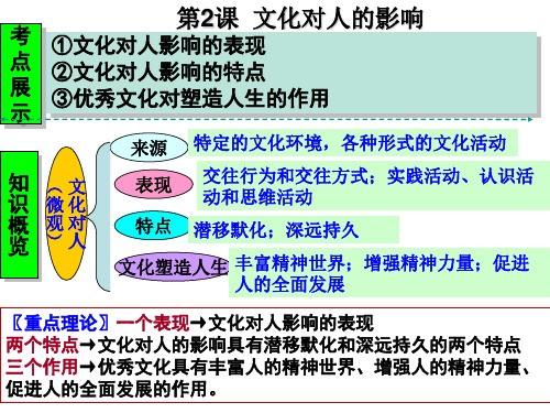 2019届高三政治大一轮复习课件：文化生活第二课