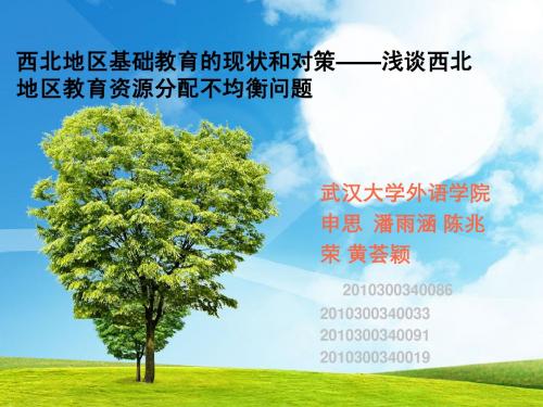 关于西北地区基础教育