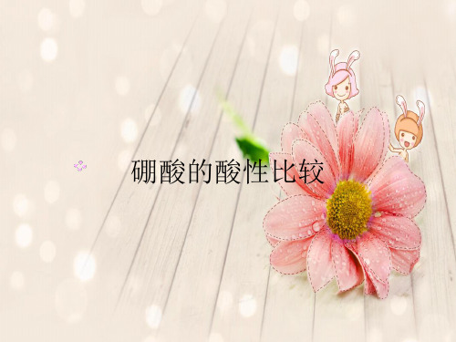 硼酸及其性质
